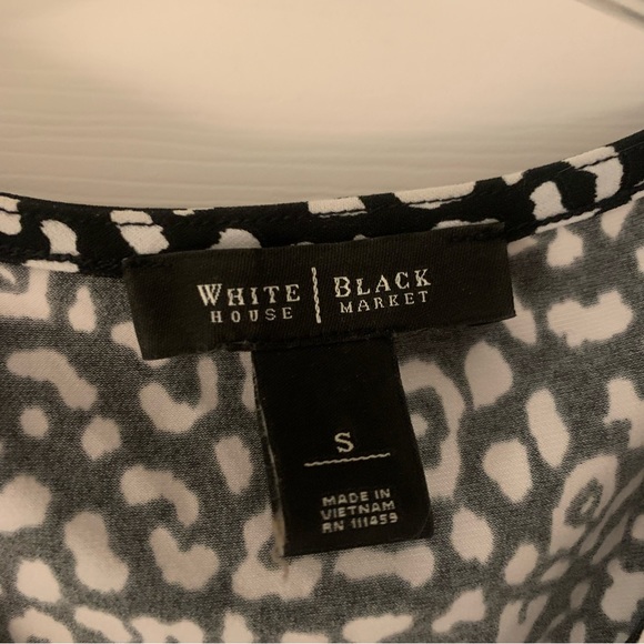 White House Black Market Cheetah Top - Picture 4 of 6
